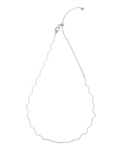 メタルカーブチェーンチョーカーネックレス