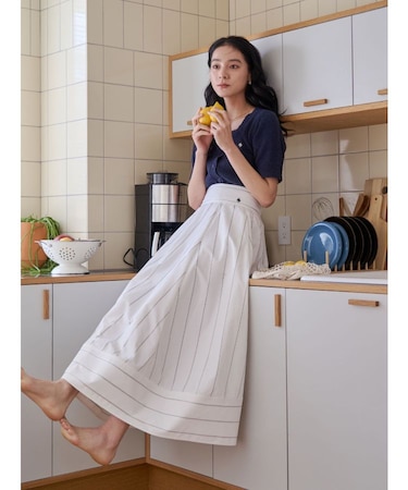 【POLO BCSコラボ】ボリュームマキシサーキュラースカート