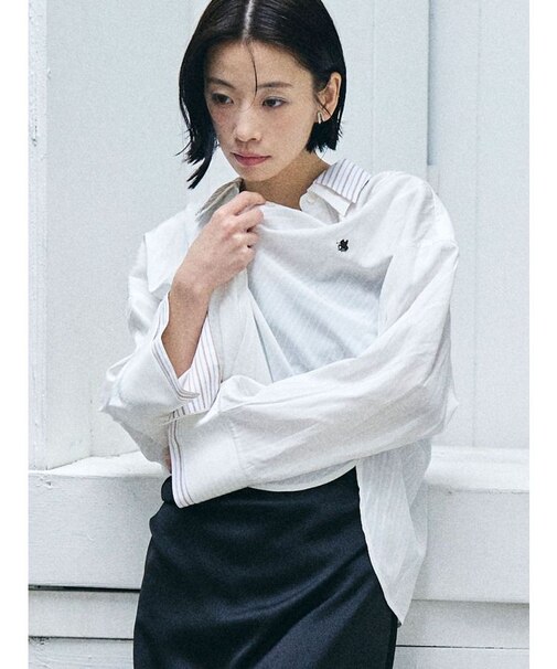 【POLO BCSコラボ】レイヤードカラーカフスシャツ