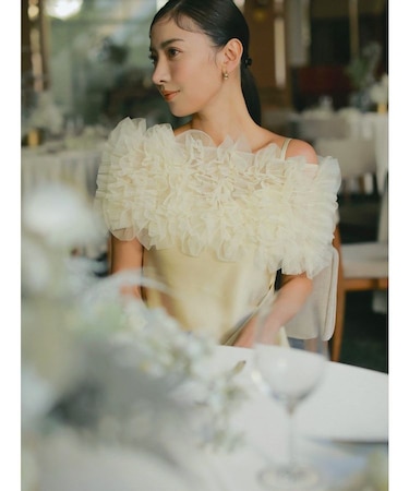 【ソンイさんコラボ】LADYチュールショールキャミドレス