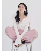 オフショルドレープ2WAYトップス