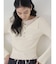 レイヤードライクリブニットプルオーバー