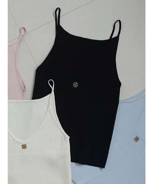 ボートネックニットタンク