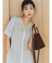 【VELETTO】フェイクスウェードバッグ