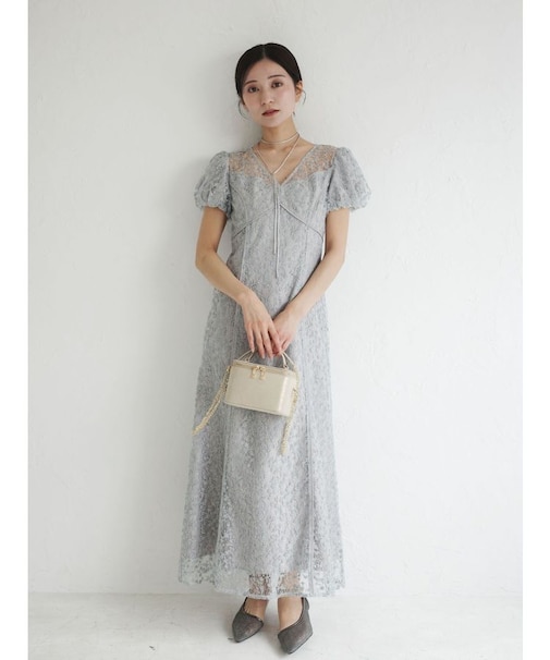 LADYスモールフラワーレースワンピース