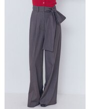 リボンベルトセンタープレスパンツ