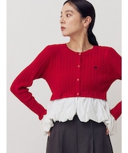 【POLO BCSコラボ】バルーンケーブルニットカーディガン