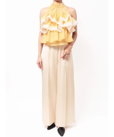 LADYアメスリハイネックパンツドレス