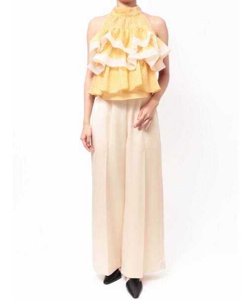 LADYアメスリハイネックパンツドレス