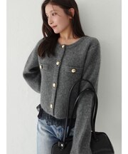 CHNラクーンニットジャケット
