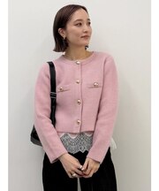 CHNラクーンニットジャケット