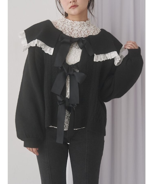 セーラーリボンカーデイガン