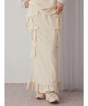 ribbon ribbonリブロングスカート