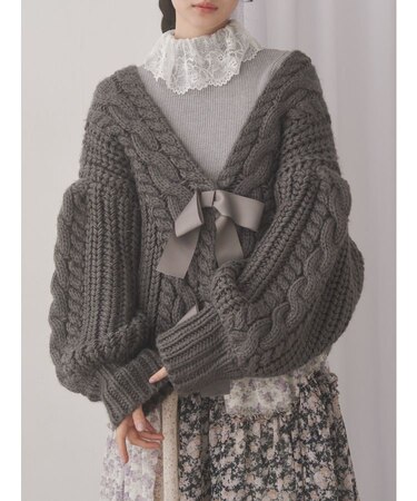 ribbon ribbon カーデイガン