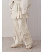 lulu dot ribbon pants