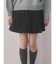 lulu dotプリーツミニスカート