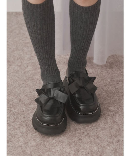 ribbonプラットフォームローファー