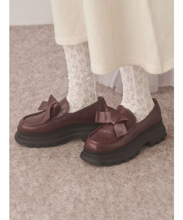 ribbonプラットフォームローファー