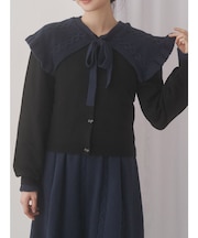 terrier button knit cardigan