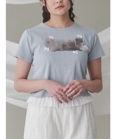 ラビットribbon Tシャツ