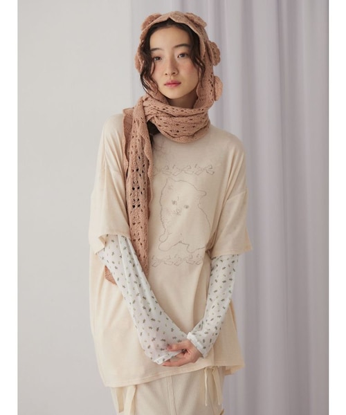 AP STUDIO ヤクバラクラバマフラー AP STUDIO ヤクバラクラバマフラー Slip-On 8-inch Round Carbon