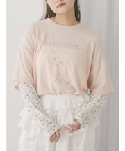 cat ribbonレイヤードロンT