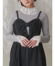 レースリブニット