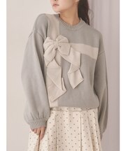 プレゼントリボンニット