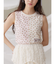 floral×floralカットタンクトップ