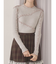 メロウリブニットtops