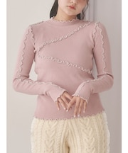 メロウリブニットtops
