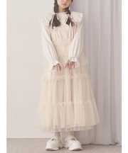 チュールドロストロングワンピース