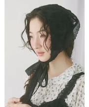 flowerジャガードヘッドドレス