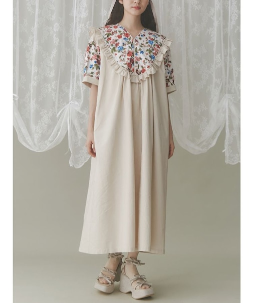 フローリストキルト ワンピース