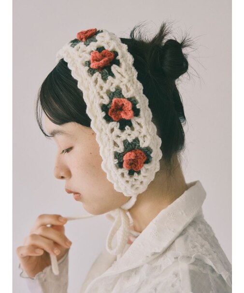 クロシェヘッドドレス