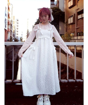 pokopoko ribbon race dress