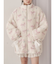 Fluffy Tulip Boa Blouson