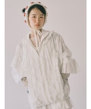 flower frill laceブルゾン