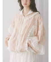 flower frill laceブルゾン
