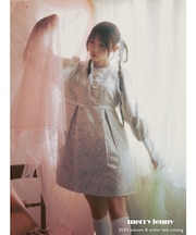 pastelジャガードミニワンピース