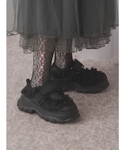 frill strap sneakers
