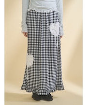 message heart skirt