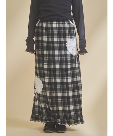message heart skirt