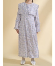 BIGフラワーワンピース