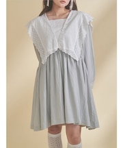 セーラーカラーミニワンピース