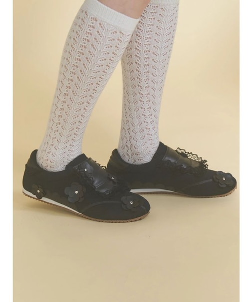 お花いっぱいフラットスニーカー