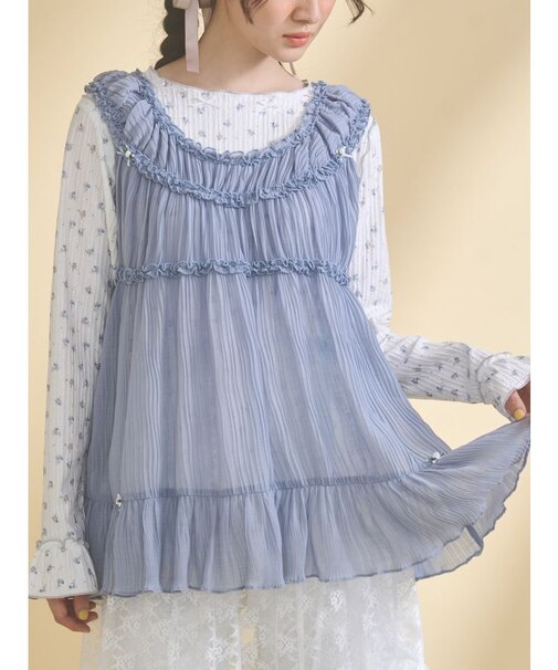 シアーギャザーチュニック