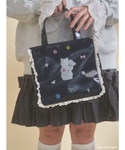 New Wave Sugar cat square bag