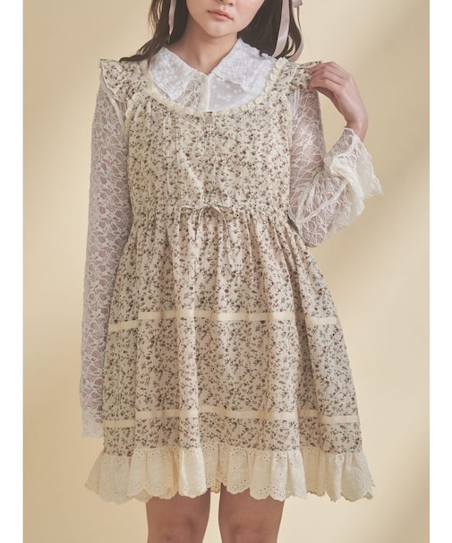 petit flowerフレアミニワンピース