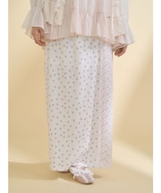 ミックスフラワーメロースカート